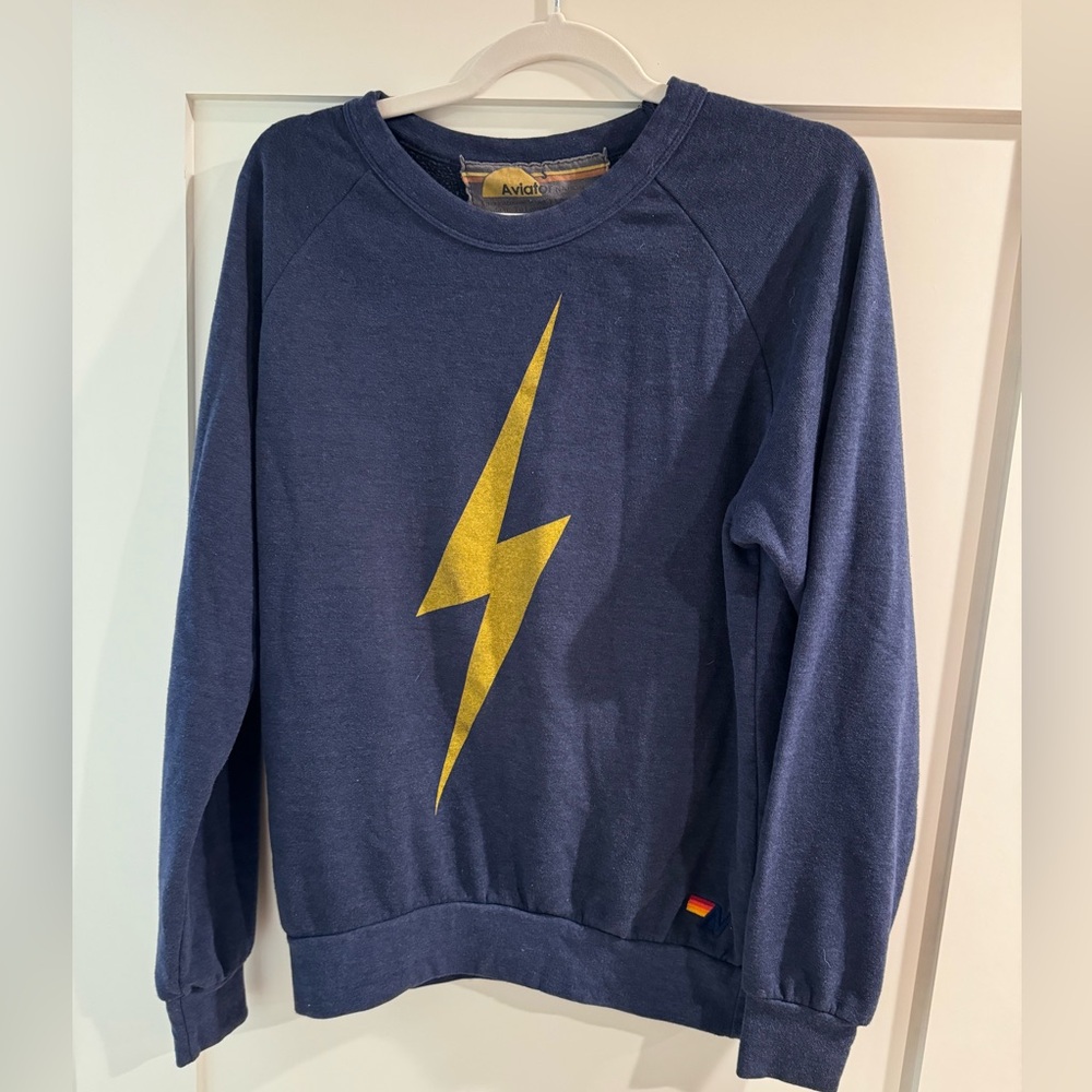 Aviator Nation Lightening Bolt Sweatshirt